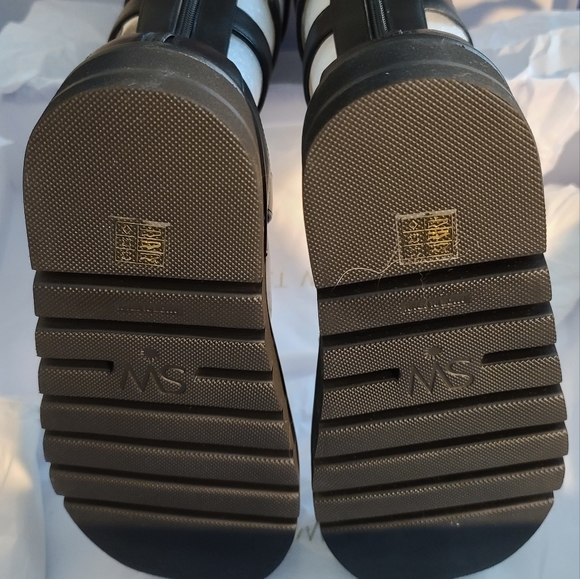 Stuart Weitzman Gala Lift Tall Sandal US 8.5 Wide BNIB - Picture 4 of 5